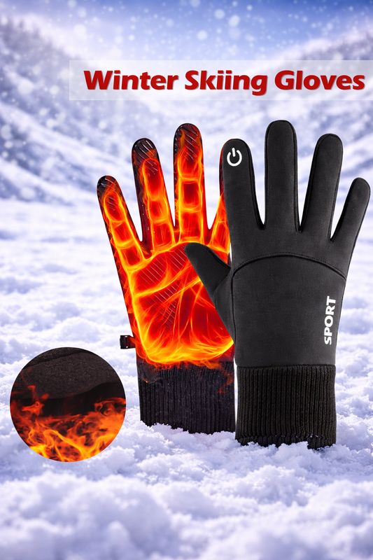 Gants d’hiver tactiles antidérapants