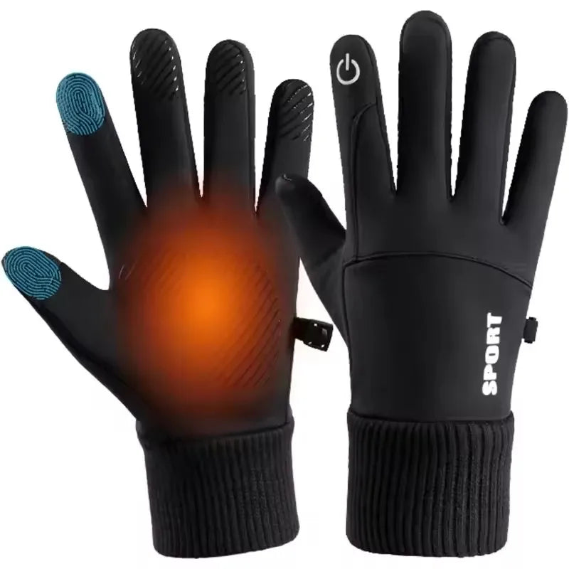 Gants d’hiver tactiles antidérapants