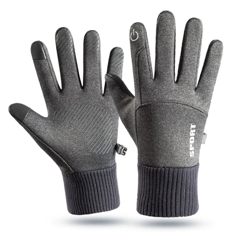 Gants d’hiver tactiles antidérapants